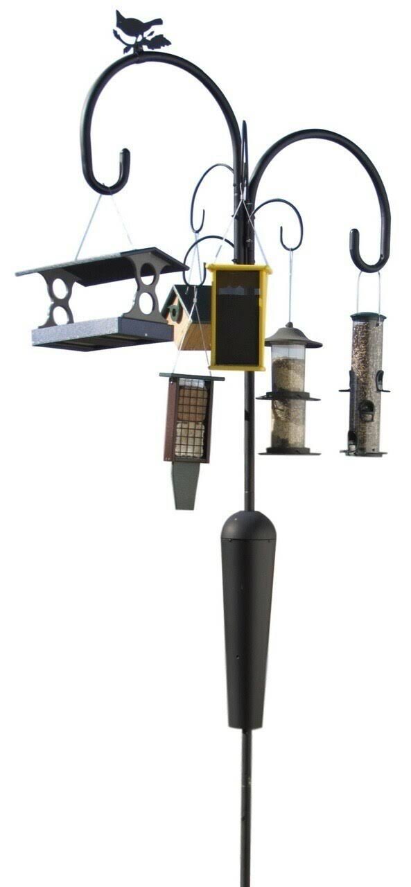 Birdfeeder Pole and Hooks W98108