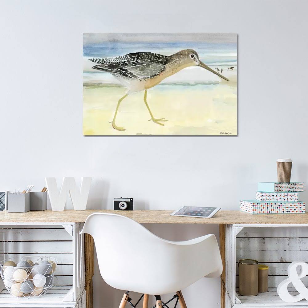 Paintings on Canvas Art - on The Beach I Print C398