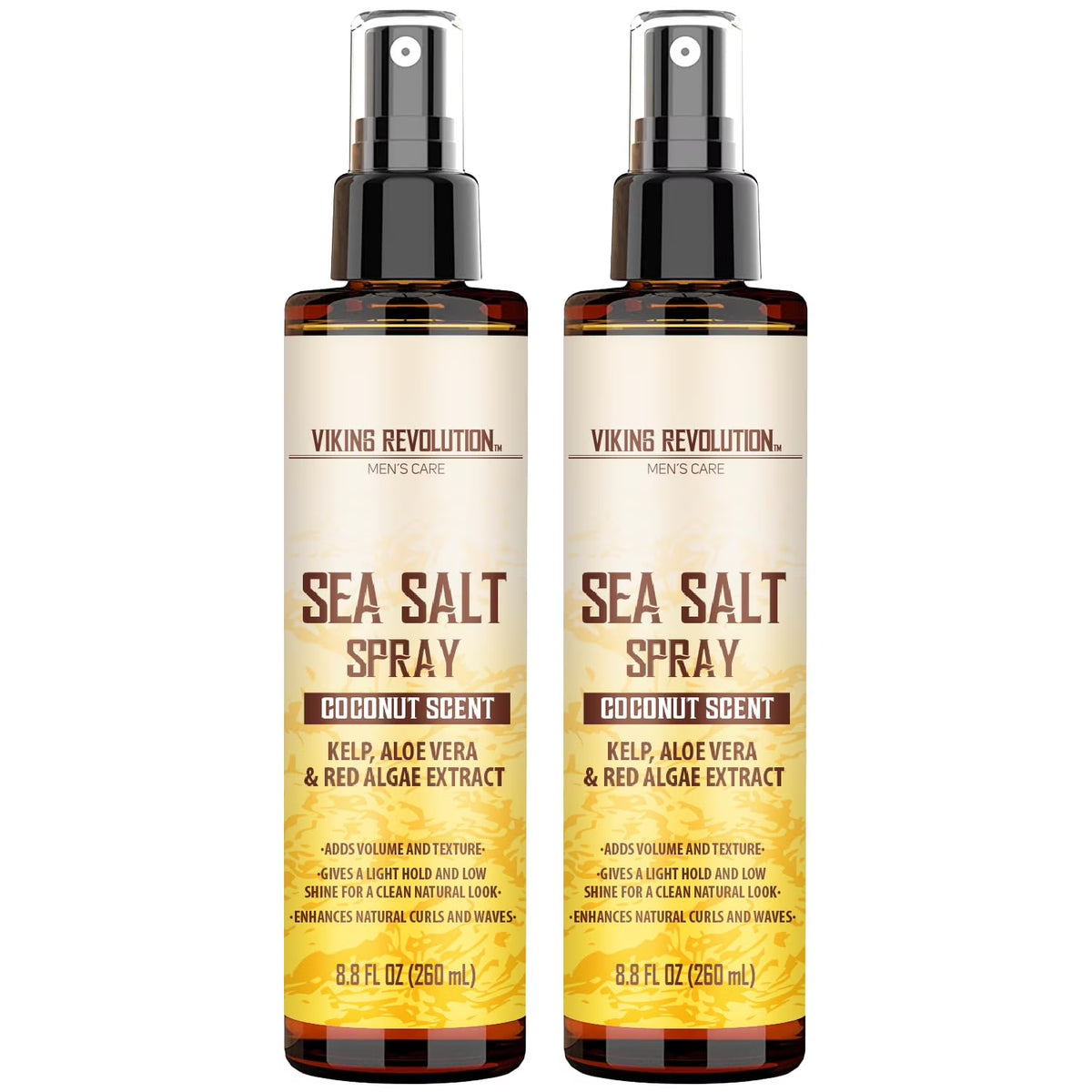 Sea Salt Spray for Hair, Coconut, 8 oz, 2 Packs D417692