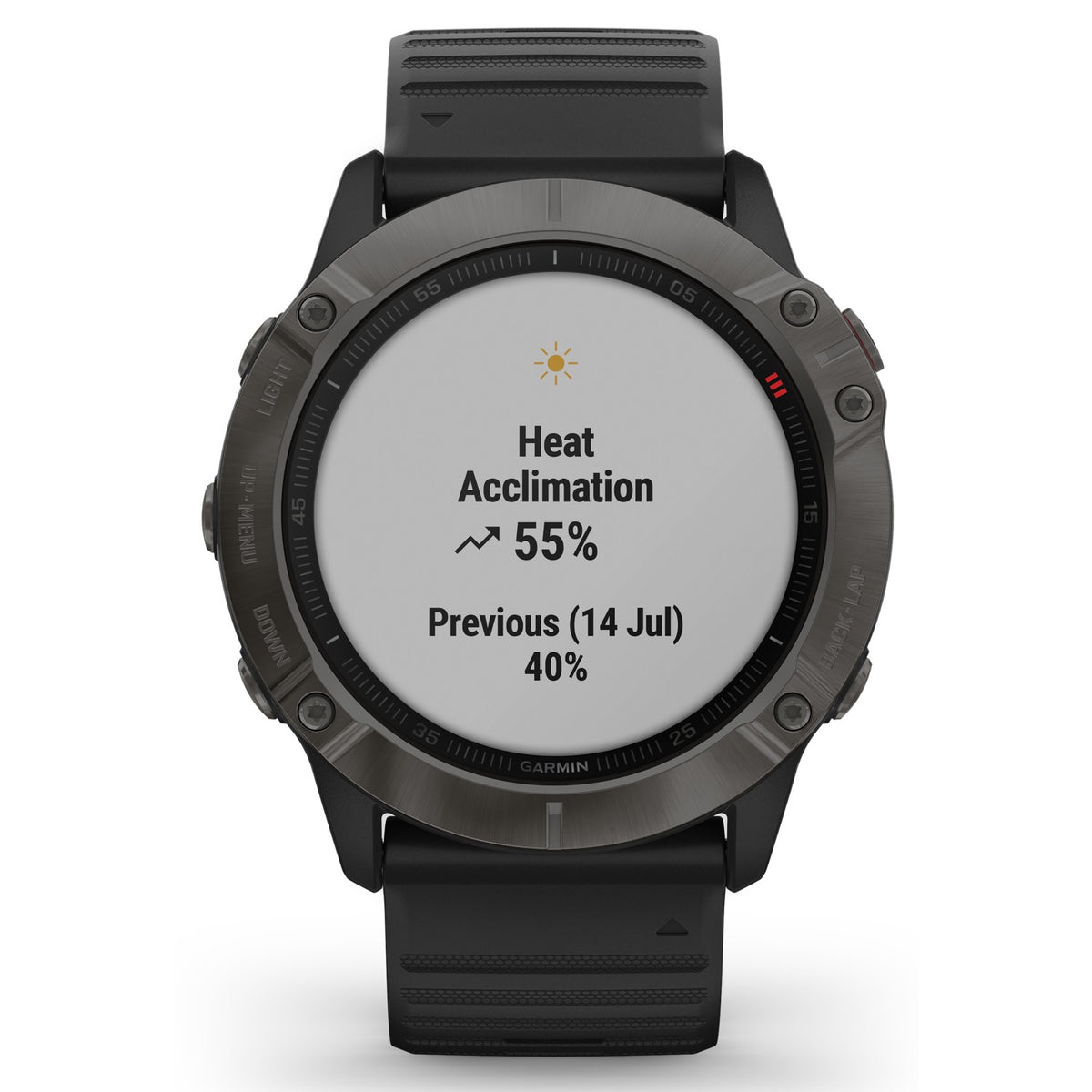 Carbon Gray DLC Sapphire Watch with Black Band K586385