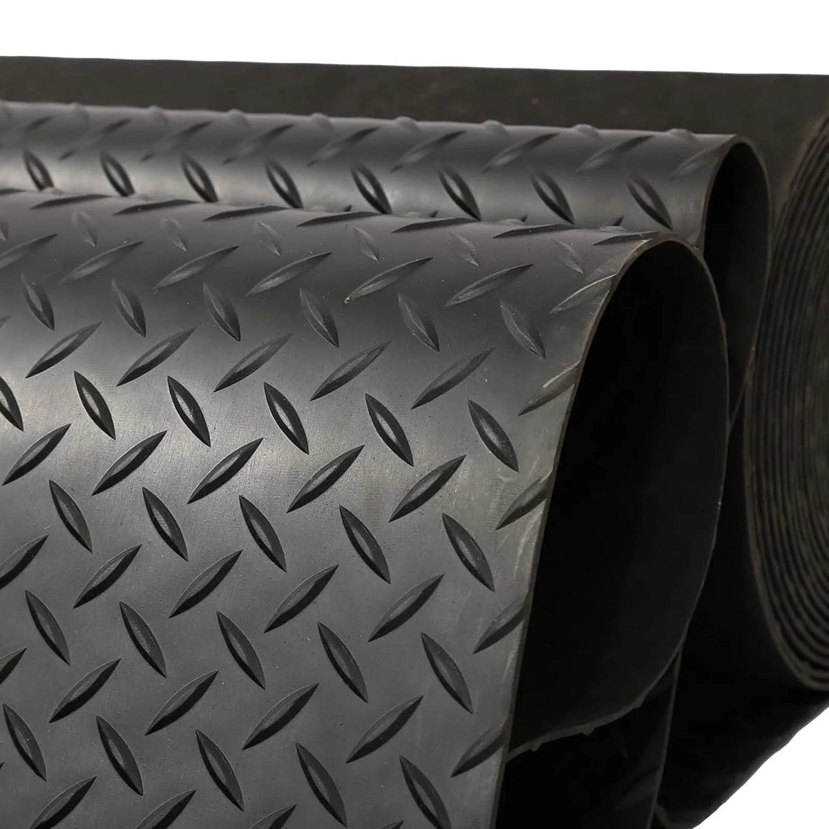 16.5ft x 3.3ft Heavy Duty Rubber Garage Floor Mat Roll Z665253