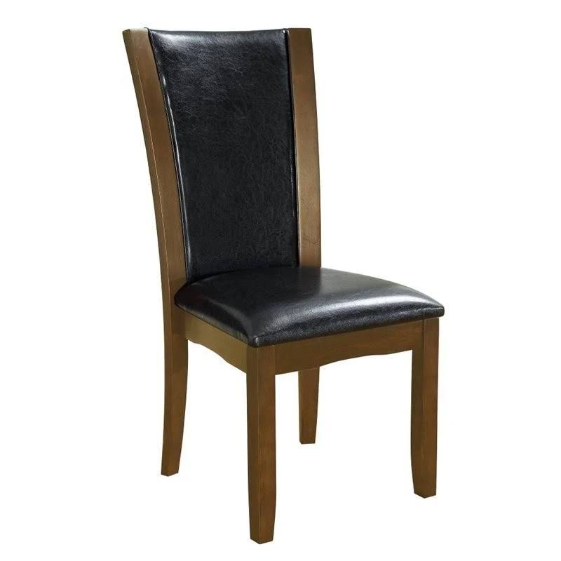 Brown Cherry Contemporary Side Chair (Set of 2) N4888