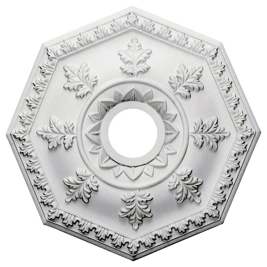 18 inchod x 3 1/2 inchid x 1 1/2 inchp Hand-Painted Flash Gold Ceiling Medallion V813994