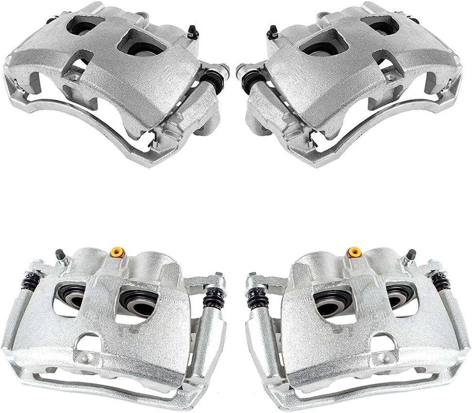 FRONT + REAR [4] Premium Grade Semi-Loaded Caliper Assembly Set Kit N1274
