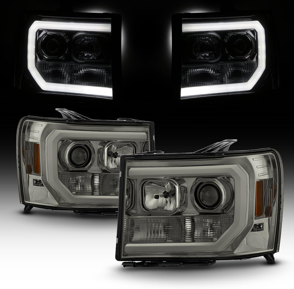 Smoked LED Projector Headlight P3158