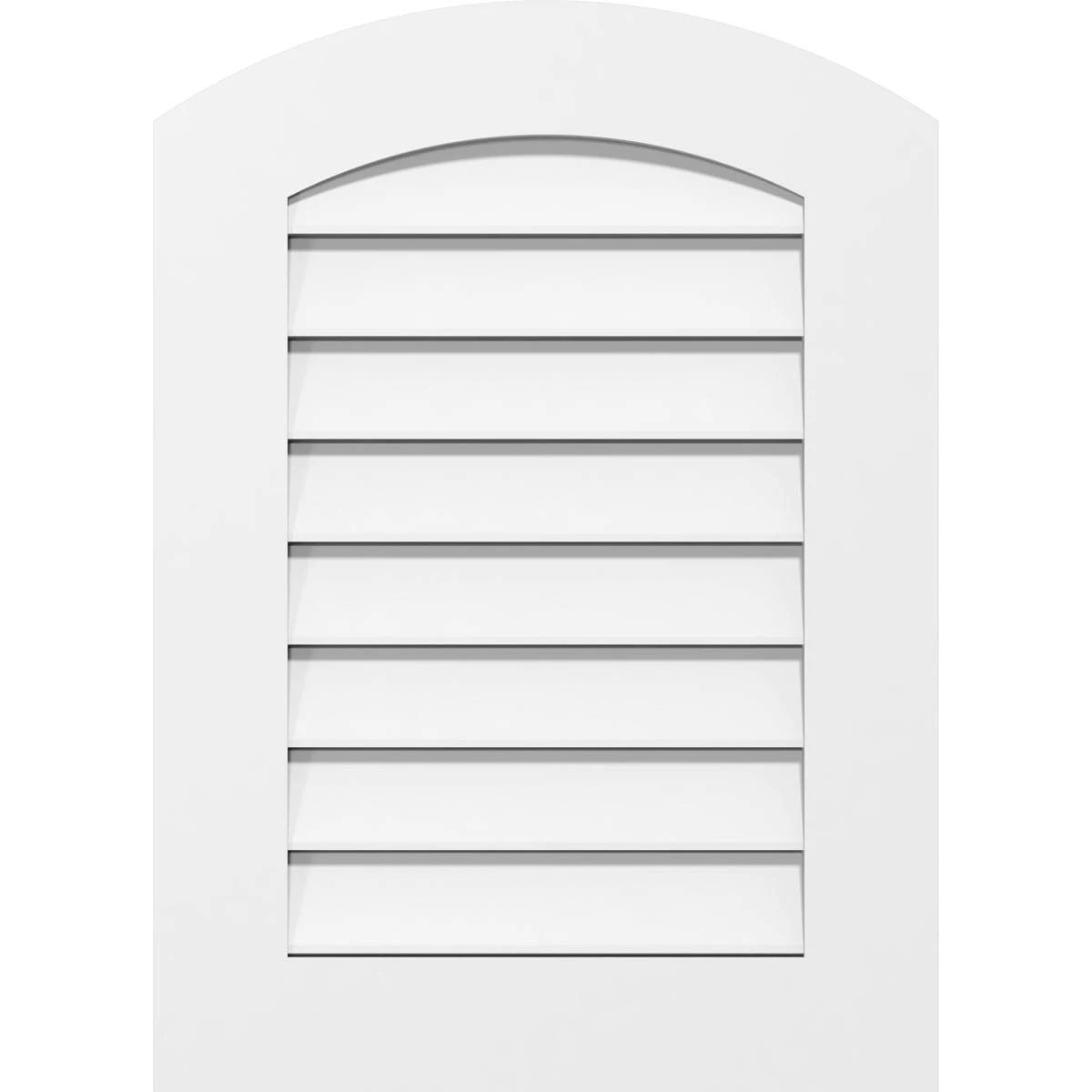 Arch Top Surface Mount PVC Gable Vent B3591