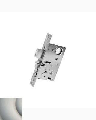 Left Handed Handleset and Knob Entrance Mortise Lock with 2-1/2-Inch Backset, Satin Nickel F2630