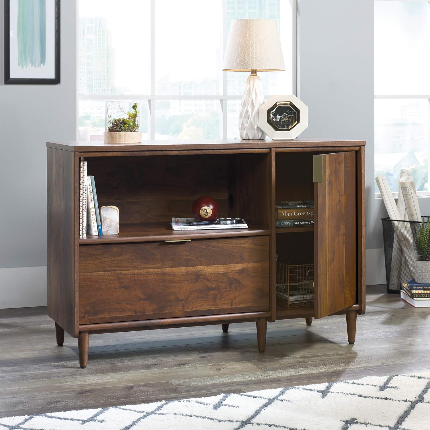 Grand Walnut Credenza I881