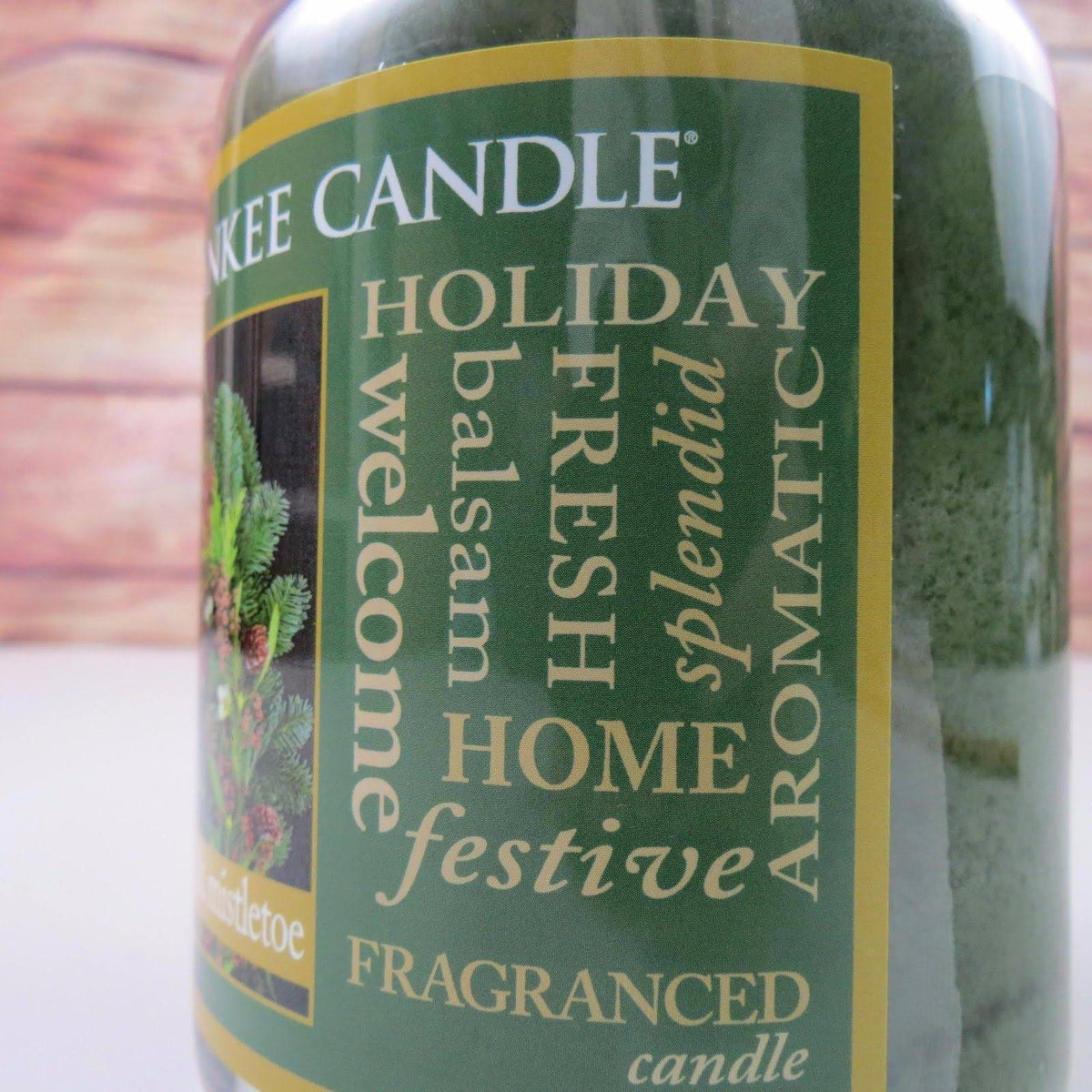 Large Jar Candle, White Pine & Mistletoe J5743