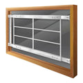 White Adjustable Width 4-Bar Window Guard V3907