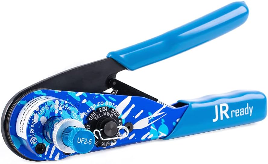 Crimping Tool Kit with 5 Adjustable Positioner for Heavy Duty Connector Q512266