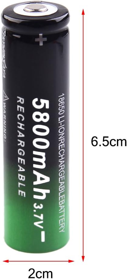 50 Pack 18650 Rechargeable 5800mAh 20A 3.7V Button Top Batteries W4991