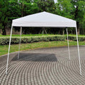 White 8'x8' Pop Up Canopy Tent O12330