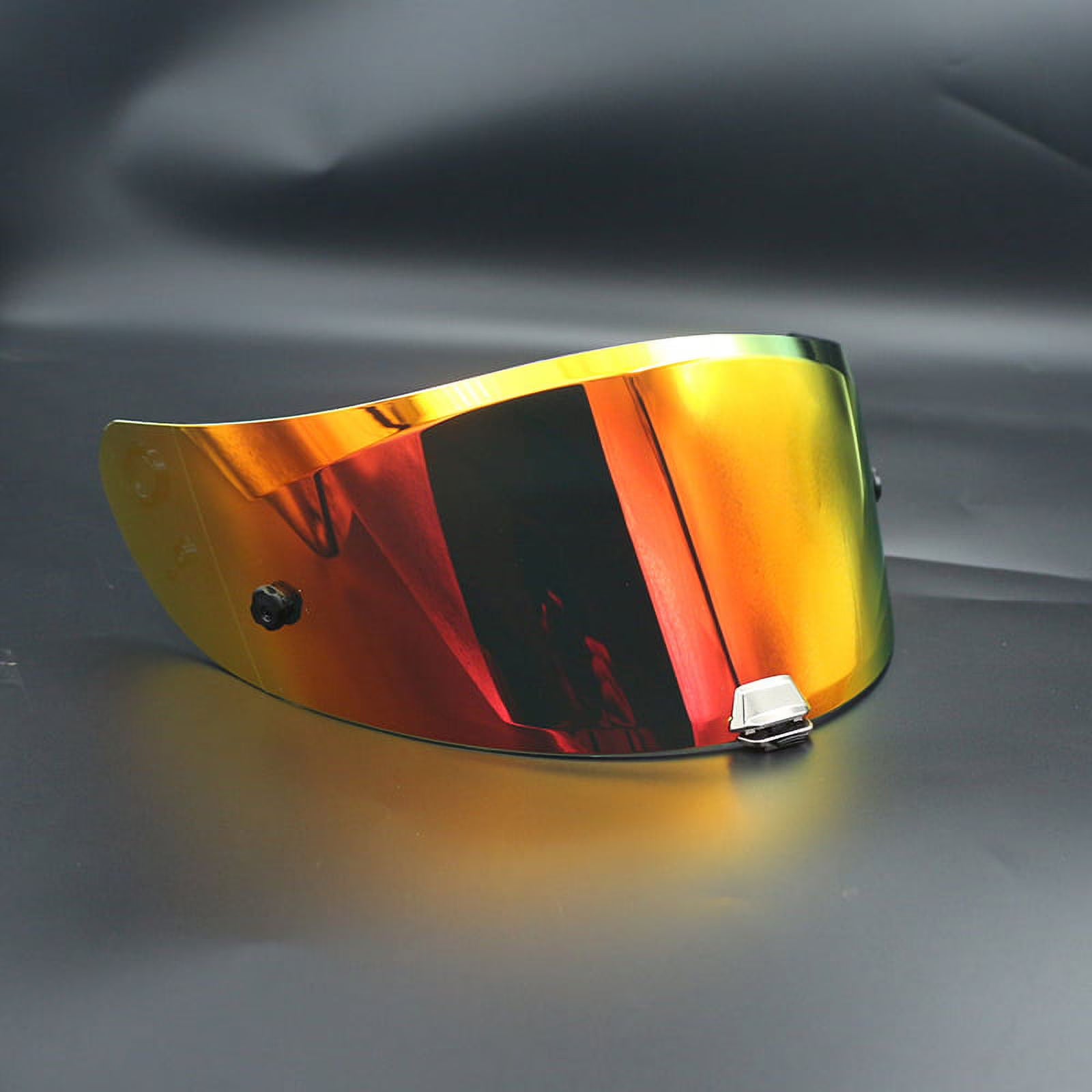 Gold Red Full Face Motorcycle Helmet Shield Lens N460436