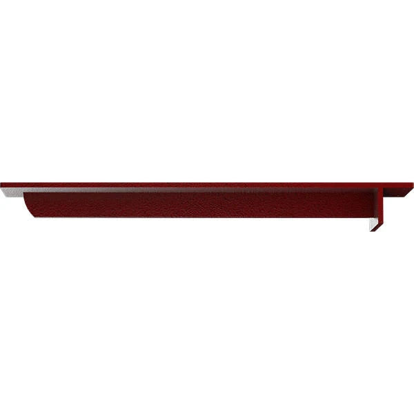 Hammered Bright Red Steel Bracket U882