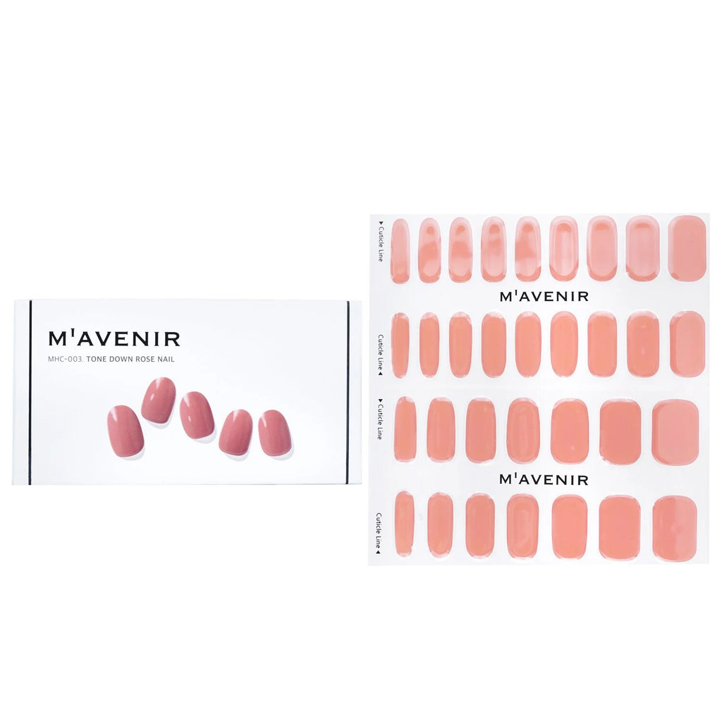 32pcs Pink Marble Nail Sticker O986167