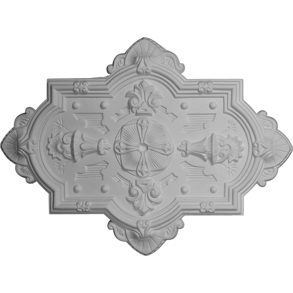 Cathedral Ceiling Medallion, Hand-Painted Mississippi Mud Crackle L40822