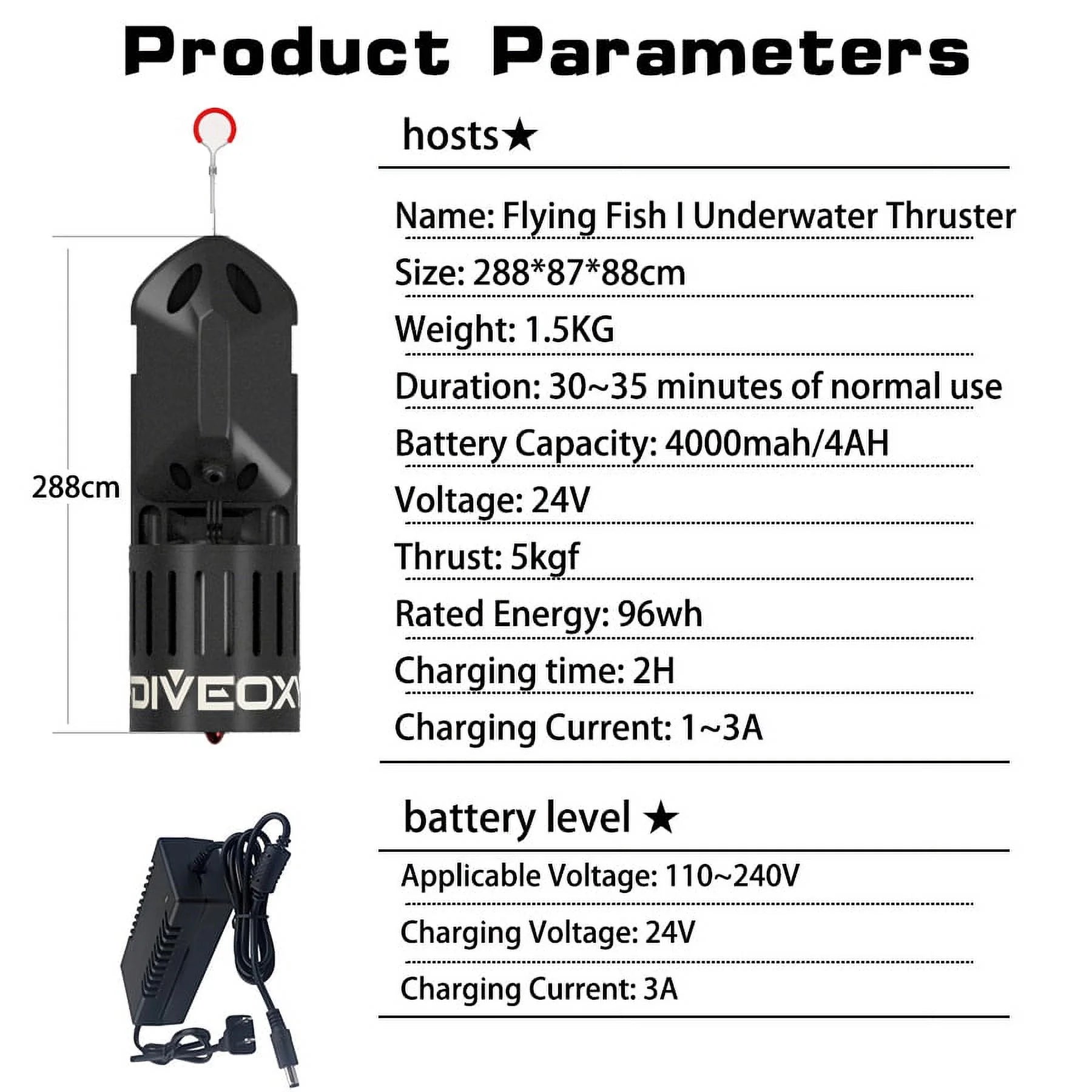 Electric Underwater Scooters for Snorkeling Swimming Equipment R7034