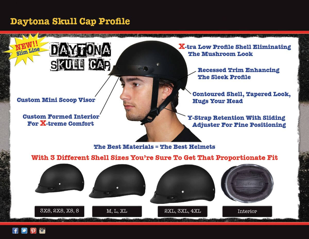 Skull Cap Helmet 2XL B372