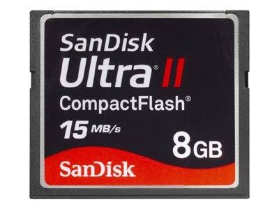 SanDisk Ultra II CompactFlash 8 GB Memory Card T13339