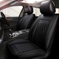 Grey Grid Full Set Car Seat Cover A52826