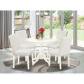 5-piece Wood Dining Set in Linen White Z20227