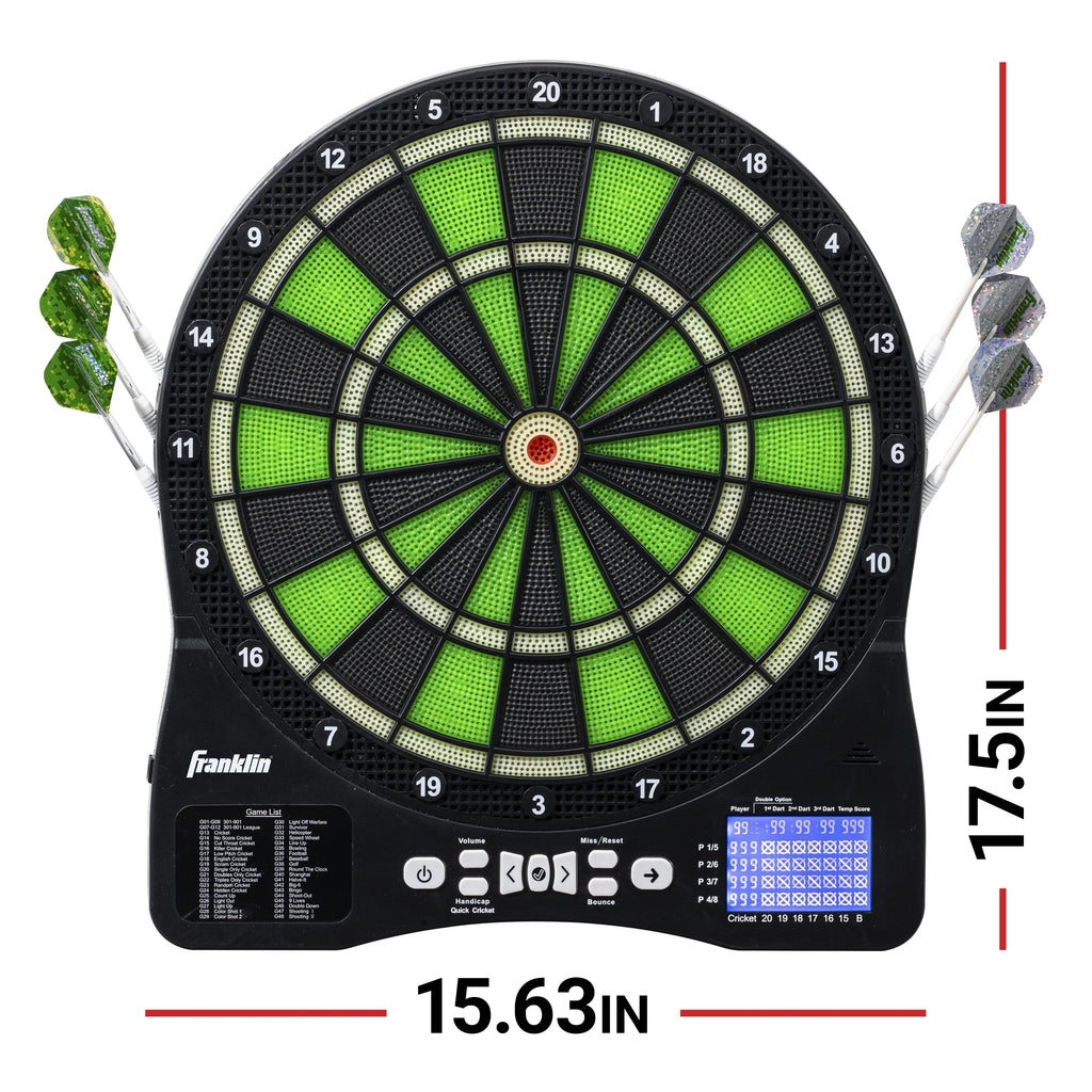 Light Up Electronic Dart Board Set with Digital Scoreboard D857