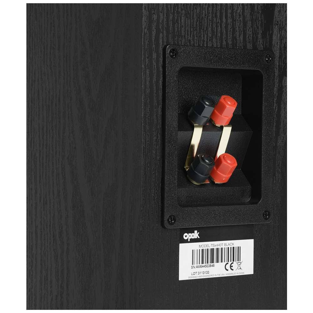 Black Tower Speaker with Three 6 1/2-Inch Drivers J942584