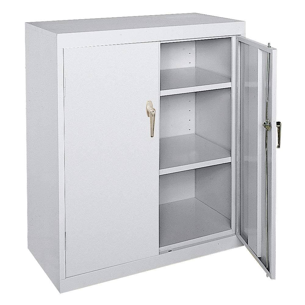 Commercial Storage Cabinet, Dove Gray, 42 in H x 46 in W x 24 in D S519979
