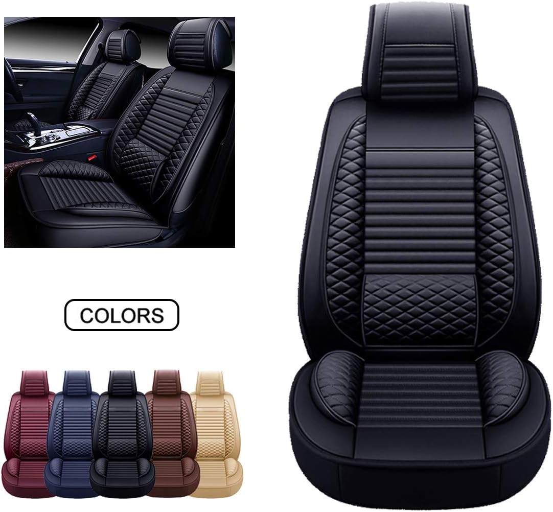Leather Car Seat Covers Universal Fit Set G7532
