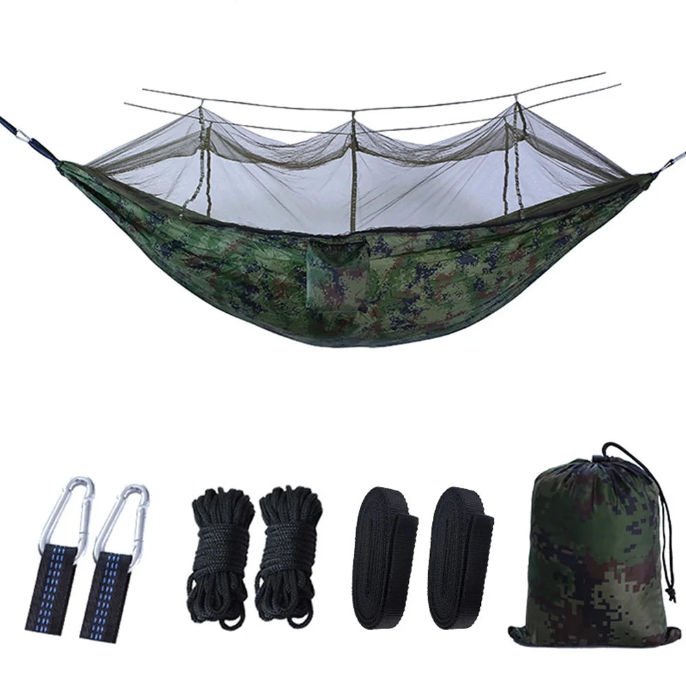 Portable Two-person Hammock Net with Mosquito Net U9662