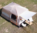 Outdoor Multi-person Camping Tent, Two Rooms One Living Room, Portable Family Camping Tent Q744978