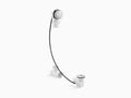 Brushed Chrome Bath Drain W1553