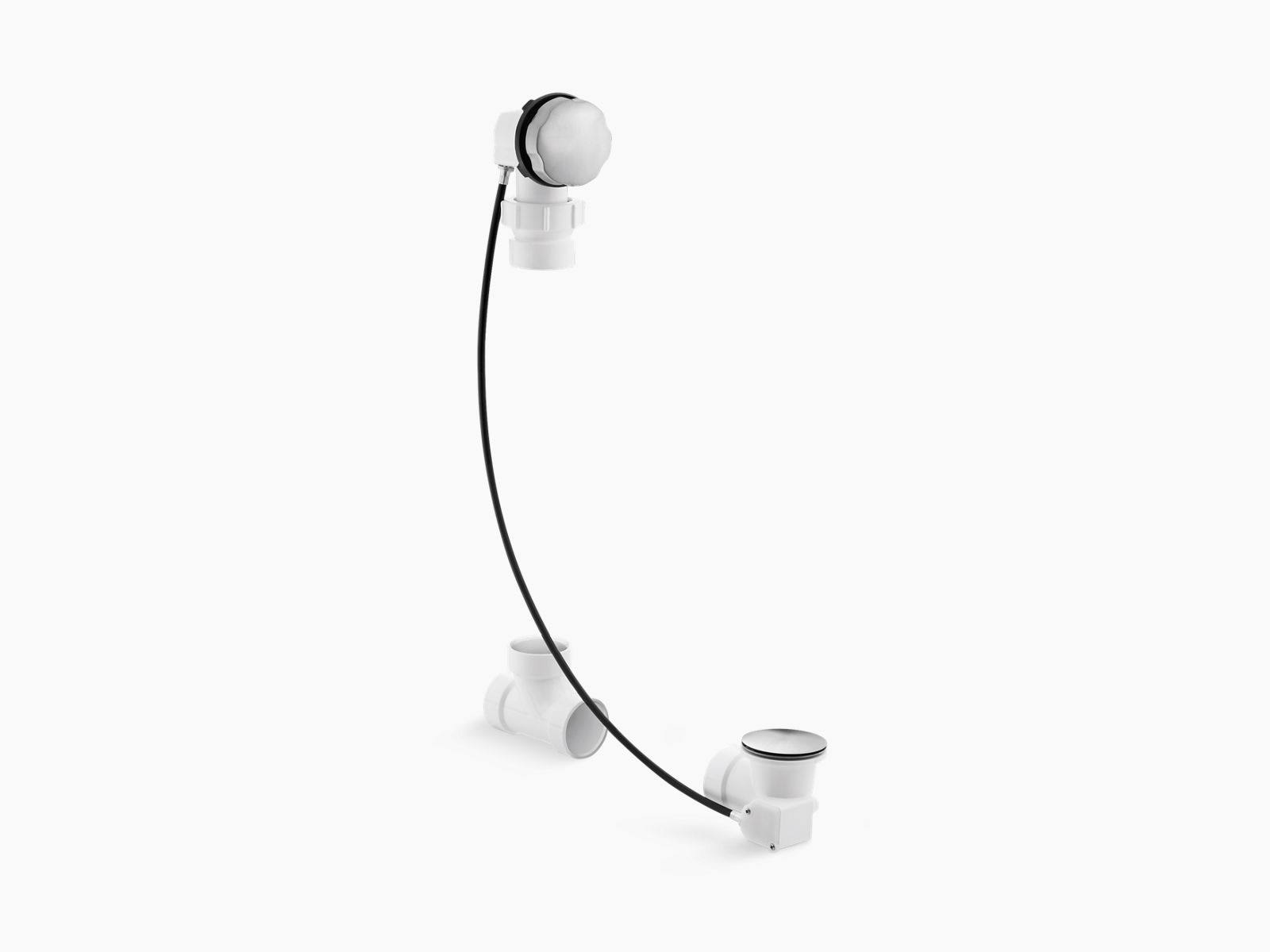 Brushed Chrome Bath Drain W1553