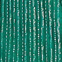 Green Zippered Sheer Mesh Inset V-back Lined Sleeveless Sweetheart Neckline Mini Sheath Dress C554587