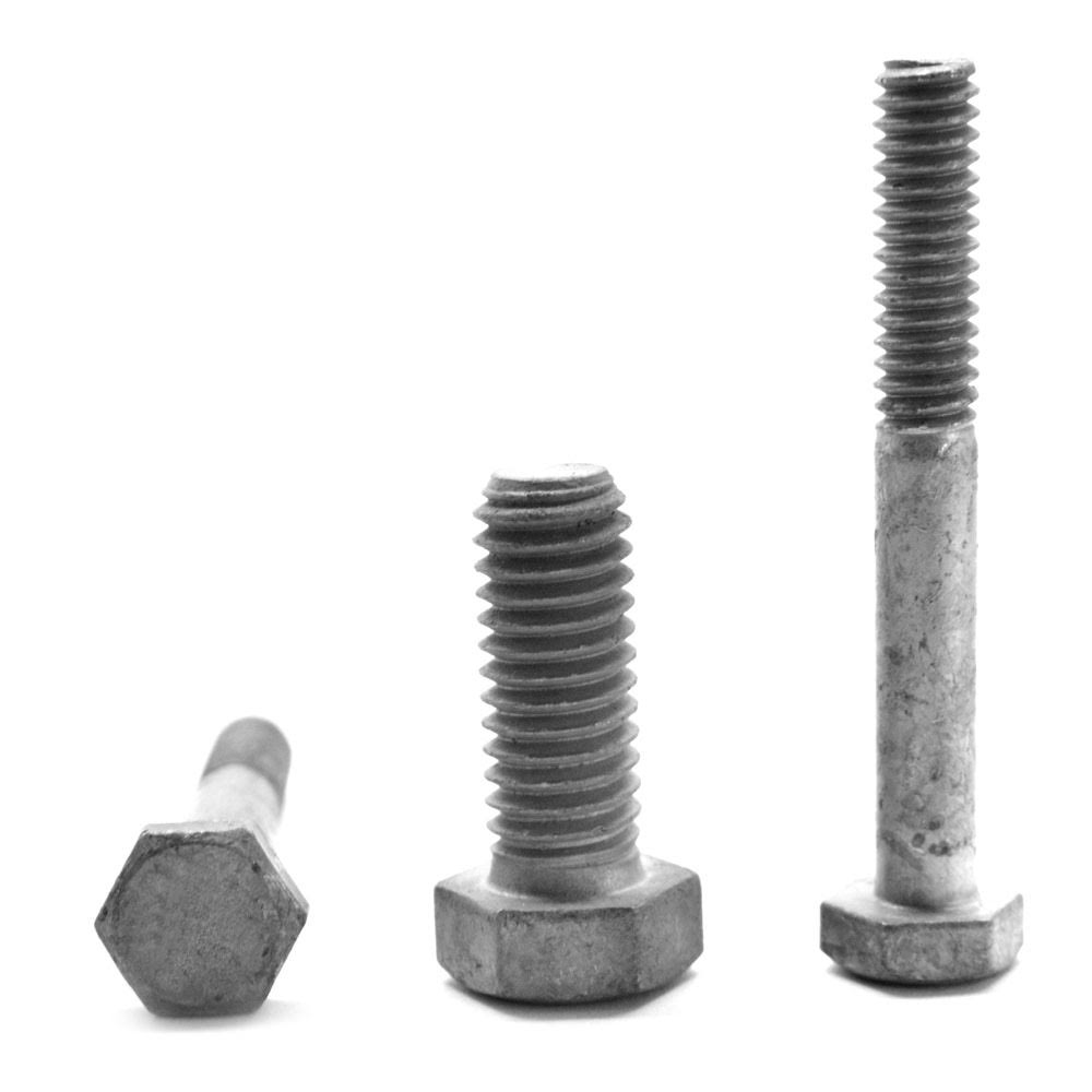 1 1/4-7 x 3 1/2 Coarse Thread Grade 5 Hex Cap Screw Medium Carbon Steel Hot Dip Galvanized G792