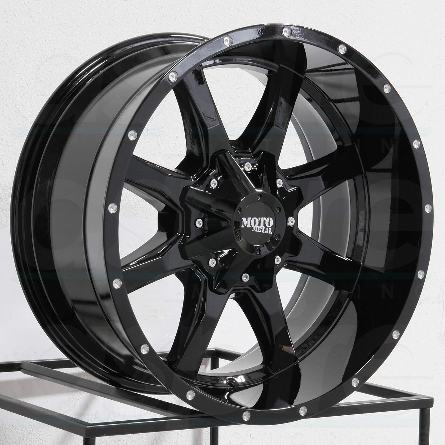 20x10 6x135/6x5.5" -24mm Gloss Black Wheel Rim 20" Inch S57983