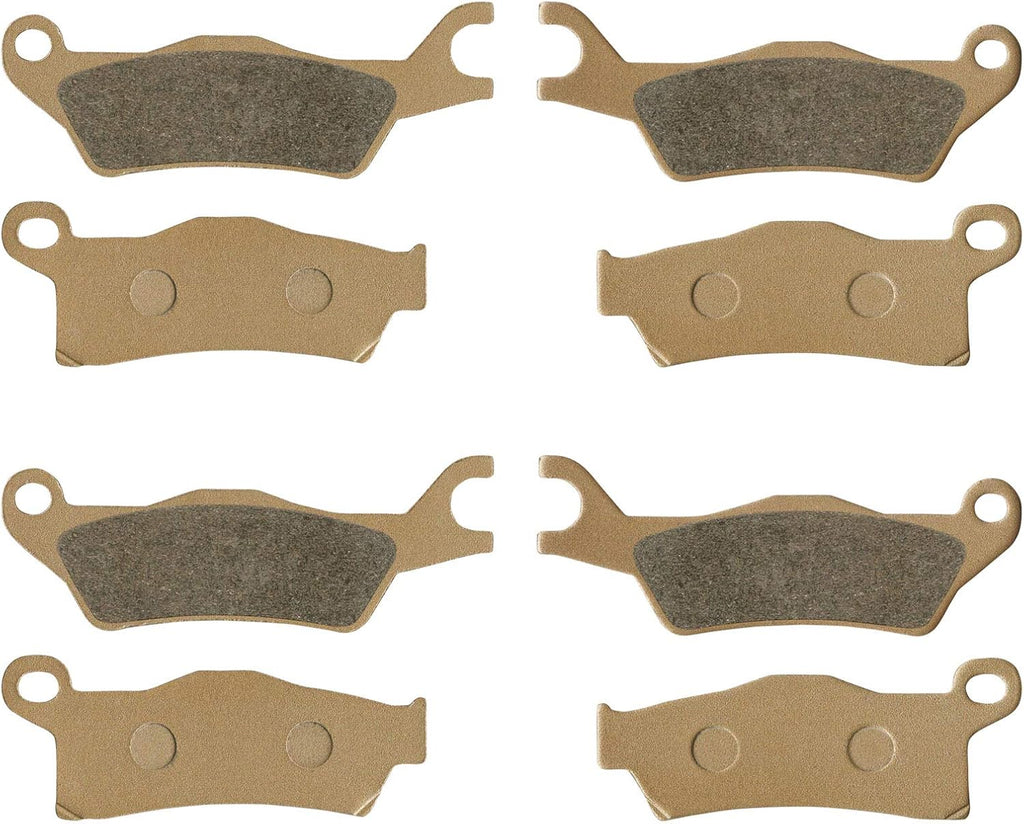 Front and Rear Brake Pads 4 Sets Pack of 2 L1061