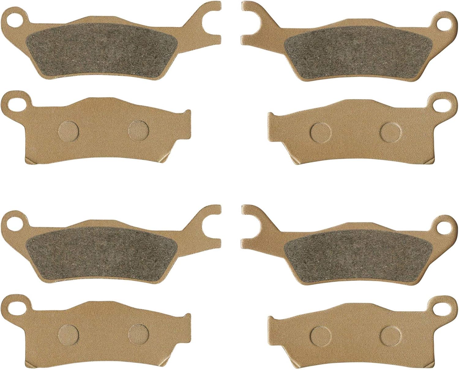 Front and Rear Brake Pads 4 Sets Pack of 2 L1061