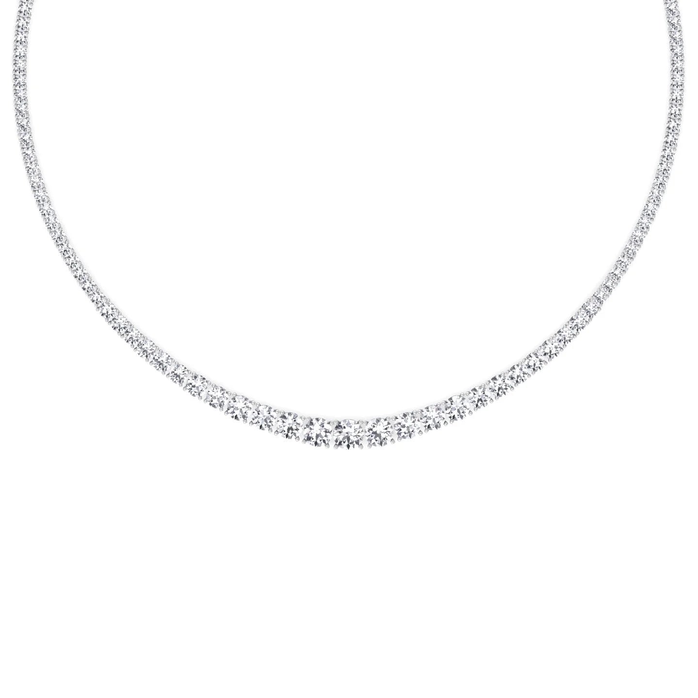 15 Carat Diamond Tennis Necklace R6086