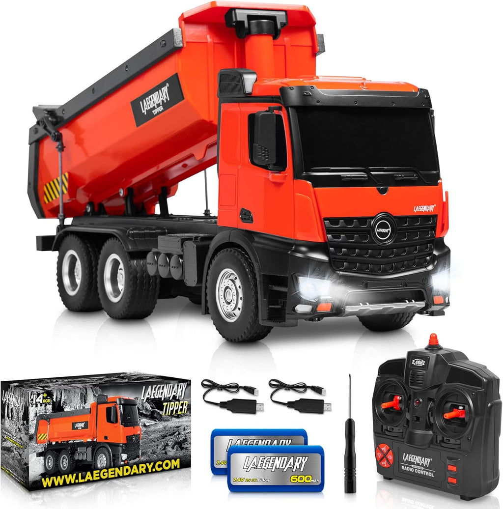 1:14 Scale Full Functional Remote Control Construction Tractor Toy Y180
