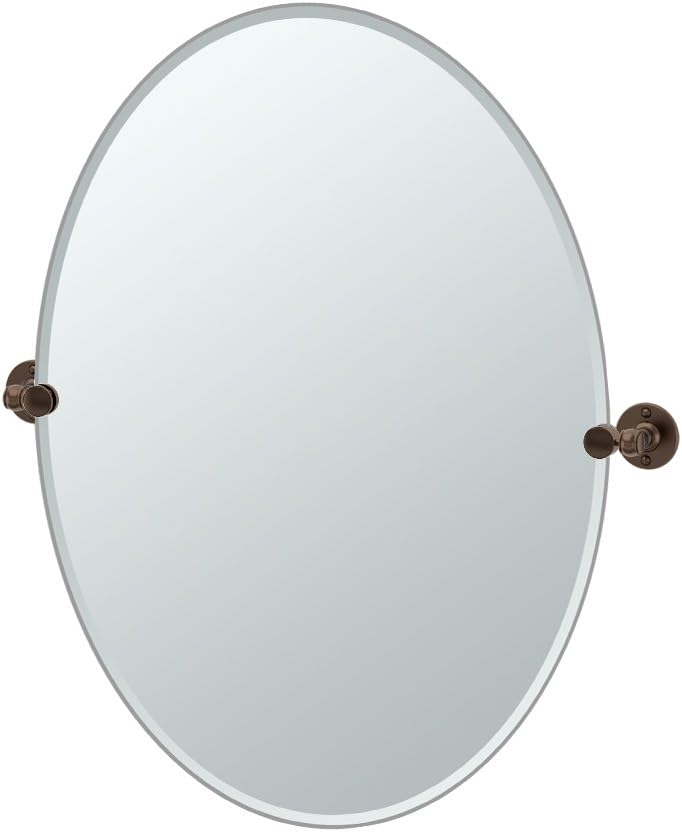 Cafe Framed Oval Mirror C13573