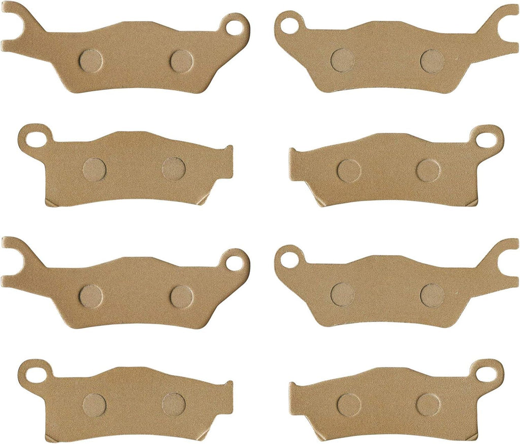 Front and Rear Brake Pads 4 Sets Pack of 2 L1061