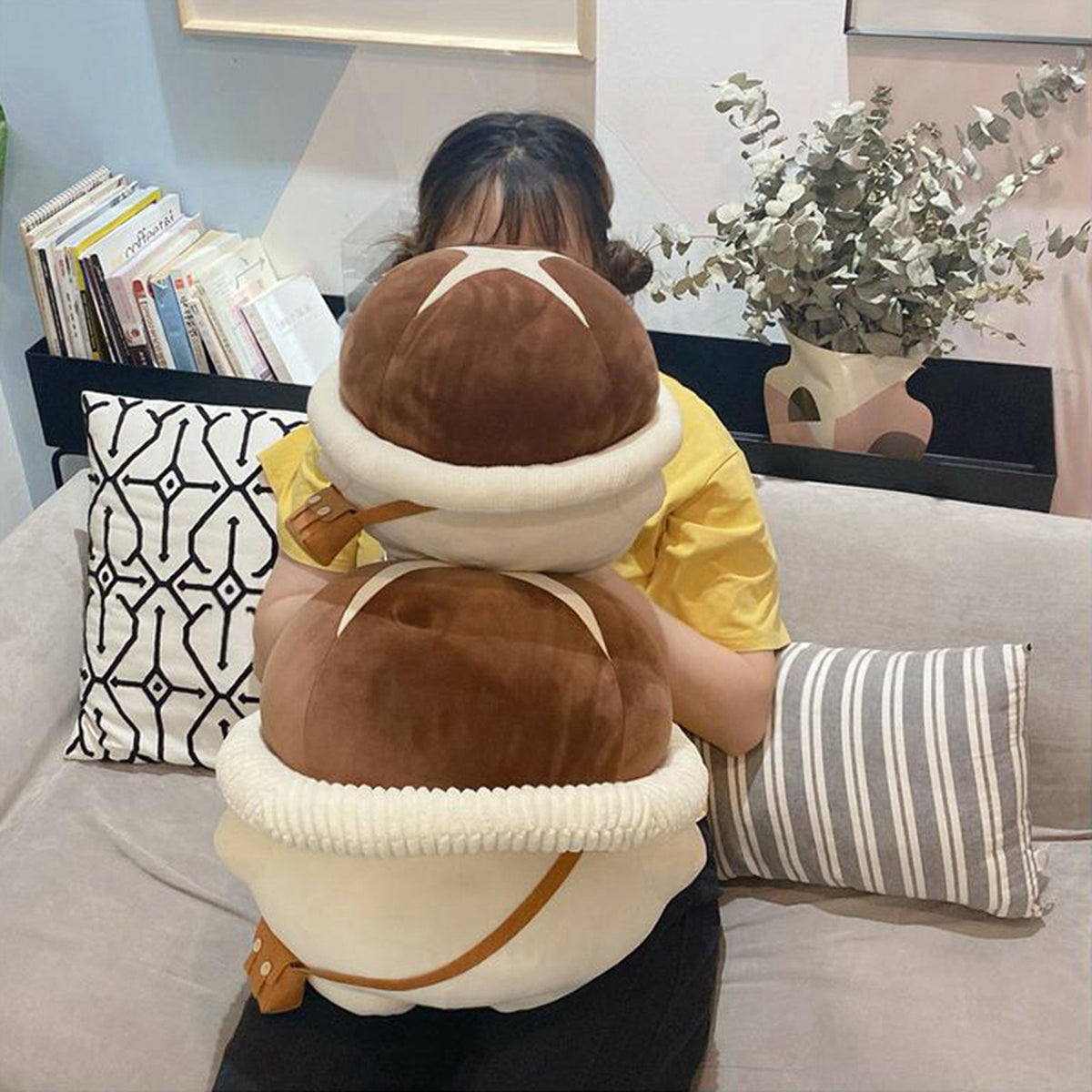 Mushroom Plush Stuffed Toys Shiitake Pillow P16943