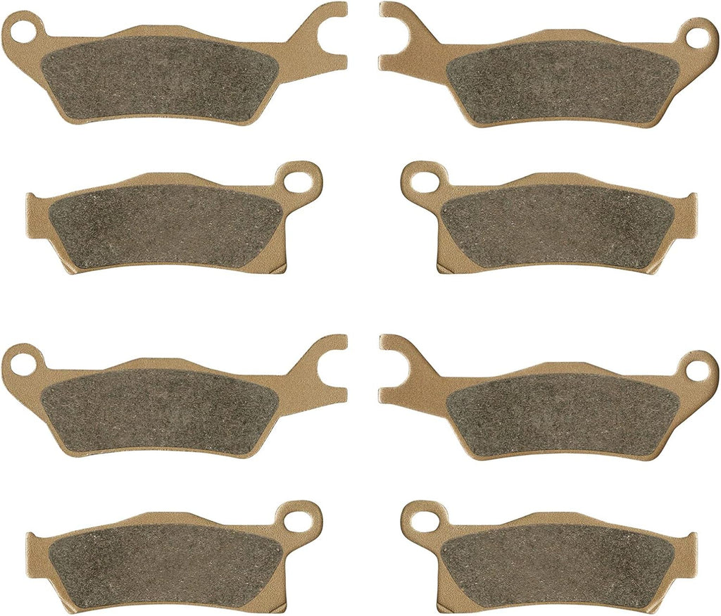 Front and Rear Brake Pads 4 Sets Pack of 2 L1061