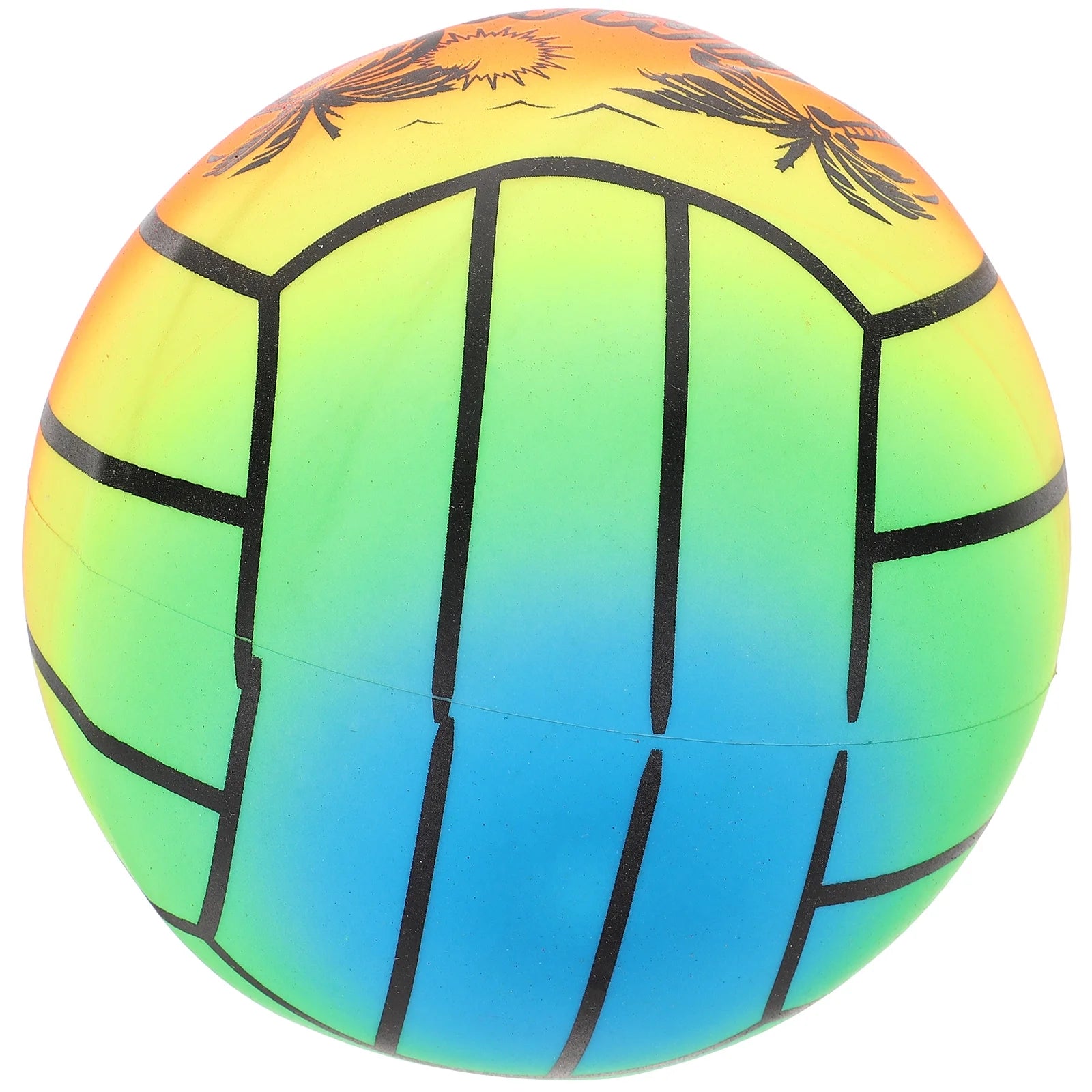Inflatable Rainbow Volleyball Beach Ball N775