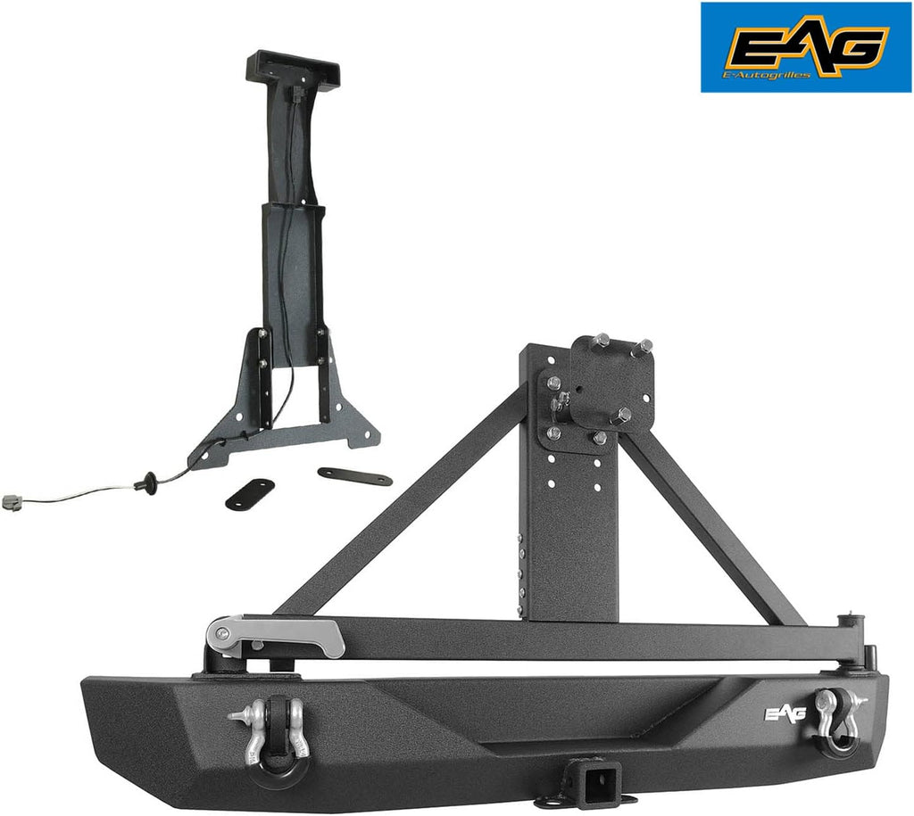 Rear Bumper and Tire Carrier with Third Brake Light Mounting Bracket V67950