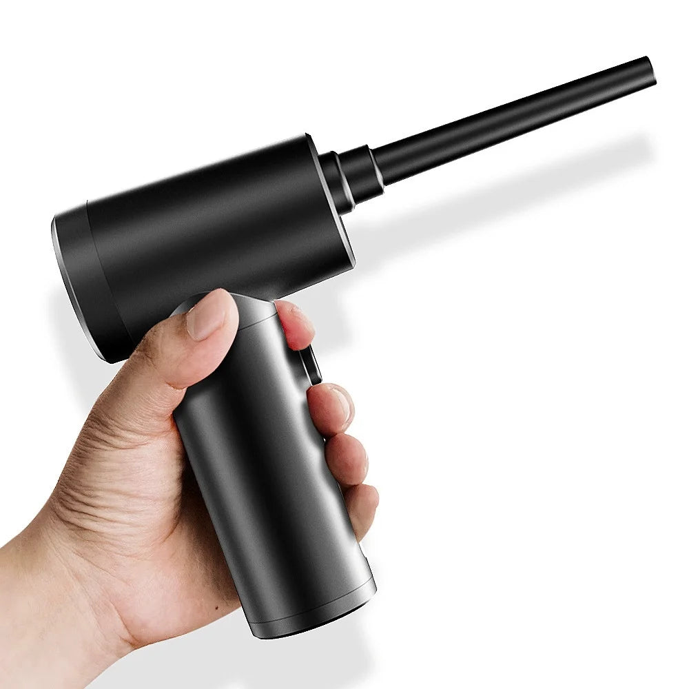Cordless Electric Air Duster & Air Pump 2-in-1 with LED Light 50000RPM 100W Rechargeable A245614