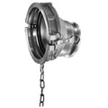 Aluminum Cam and Groove Coupling, 4x22 Female Coupler x 4x22 Male Adapter, 150 PSI F735