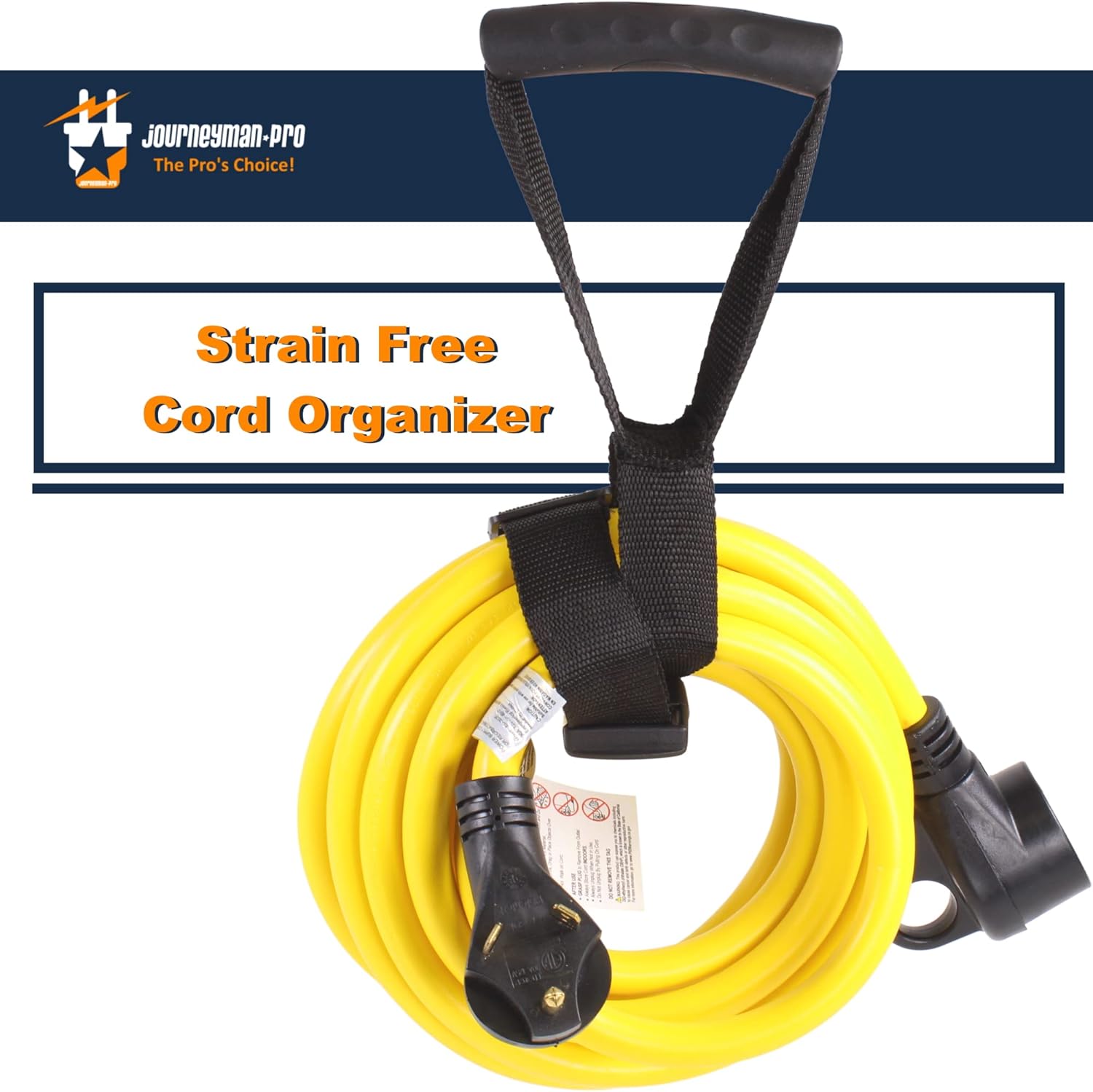 30A RV Power Extension Cord, 50 Feet, 125V, TT-30P to TT-30R W26901